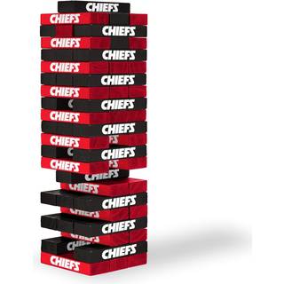 Wild Sports NFL Kansas City Chiefs Table Top Stackers 3 """" X 1 """" X .5 """" Teamfarve