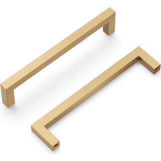 Neiko Heritage Designs Contemporary Pull 5-1/16 tommer (128 mm) Center til centrum b?rstet messingfinish (10-pack)