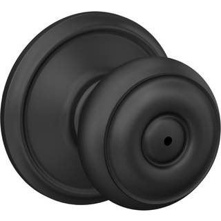 Schlage F40 Geo 622 Georgisk d?rknap Bed & Bath Privacy Lock Matte sort