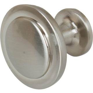 Gliderite hardware 80960-SN-10 1,25 tommer diameter klassisk rund ring satin nikkelkabinetsknapper 10 pakke