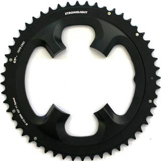 Drev Stronglight Ø110 mm BCD (Shimano Asymmetric) 2x11-Speed FC-5800 Alu 52T sort