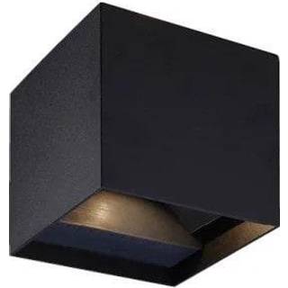 Outlet: RAXON Funkis 10 Kube udendørs LED væglampe på 6W, IP65, Ra90 - Sort