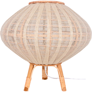 Globen Lighting Borneo Bordlampe Naturlig 50 Cm - Bordlamper Træ Nature - 104120