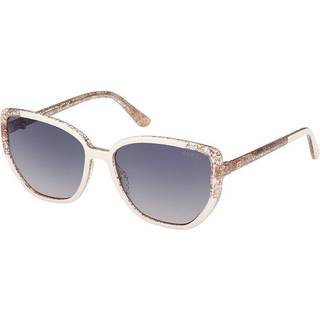Guess GU7882 21W 55 Solbriller Kvinder Hvid - Glitter Gold White - 55mm