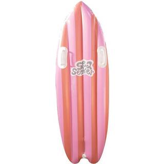 SUNNYLiFE Ride With Me Oppustelig Surfbræt, Sea Seeker Strawberry