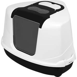 Moderna flip cat corner sort kattetoilet