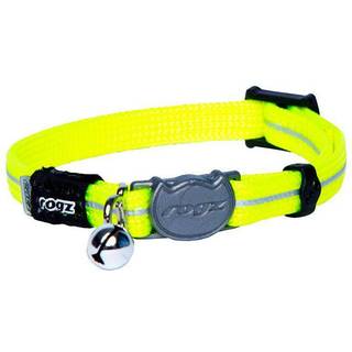 Rogz AlleyCat Halsbånd - Gul / 16,6-23 cm / 8 mm