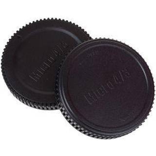 Caruba Rear Lens and Body Cap for Olympus M4/3-mount