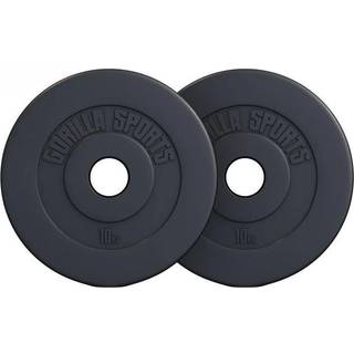 Gorilla Sports Vægtplader BASIC Cement 51mm - 2 x 10 kg