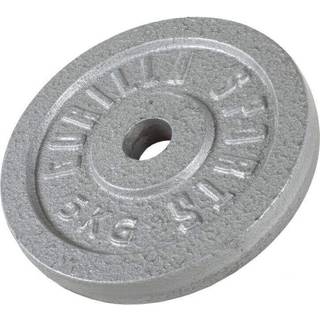 Gorilla Sports Vægtskiver JERN Sølv Vægt 5 kg