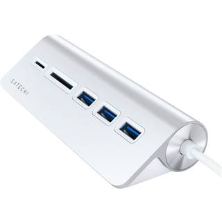 Satechi USB-C hub m. SD-kortlæser - Blå Blå