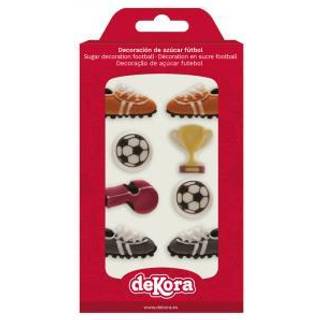 Fodbold Sukkerdekoration, Dekora