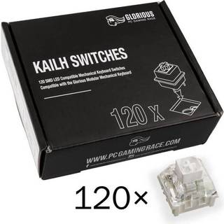 Glorious Kailh Box Hvid Switches (120 Stk) -> Forventet levering: 1-2 hverdage