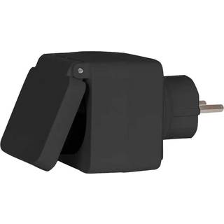 Denver PLO-118 Smart home - Udendørs stikkontakt - Sort