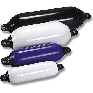 Fender Dan-Fender Heavy Duty 822, 63.5 cm, Ø20 cm, hvid med sort top
