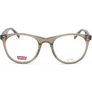 Levi&#39;s LV 5005 79U 51 Briller Mænd Brun - Transparent Mud Brown - 51mm