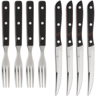 Gense Old farmer classic Steakbestik/grillbestik 8 dele Træ/Stål