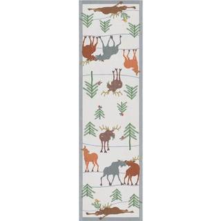 Ekelund Linneväveri Clumsy moose løber 35x120 cm