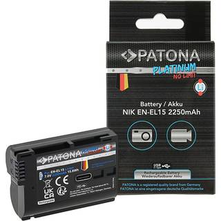 Patona Platinum battery with USB-C input for Nikon EN-EL15c