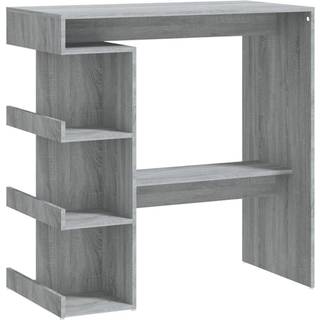 Barbord M. Stativ 100X50X101,5 Cm Konstrueret Træ - Grå sonoma-eg