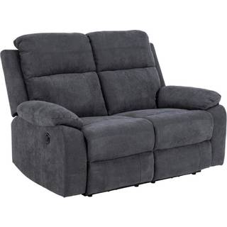 Mora 2 pers. Recliner sofa - Mørkegrå stof