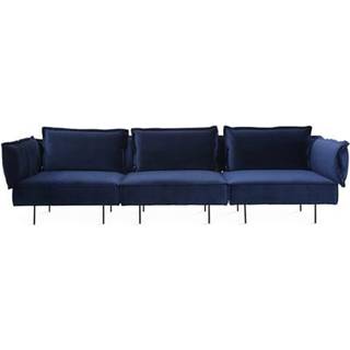 HANDVÄRK Furniture The Modular Sofa 300 Velvet Royal Blue