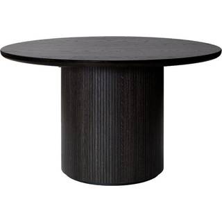 Gubi Moon Spisebord Rundt Ø150 H73 Brown Black Egefiner - Spisebord & Barbord bejdset Eg Sort - 10048185