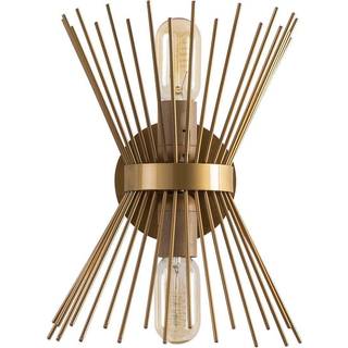 Væglampe Kirpi 3092 op/ned bredde 23cm guld
