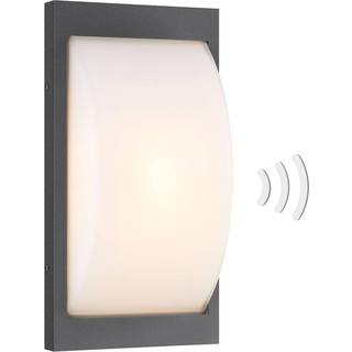 Udendørs LED-væglampe 069LEDSEN, grafit, sensor