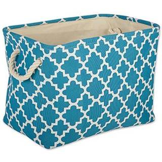 Dii polyester container med h?ndtag gitter opbevaringsbin lille stormbl?