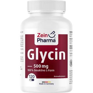 L-Glycin, 500 mg - 120 kapsler