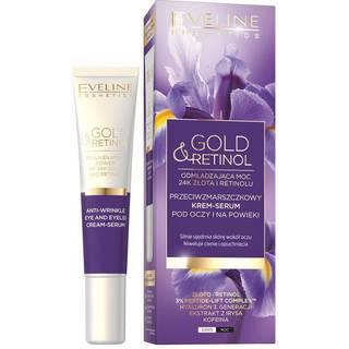Eveline Cosmetics Gold & Retinol Creme og serum Mod rynker i øjenområdet 20 ml - 20 ml