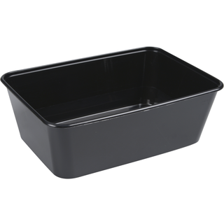 Plastbakke, 17,5x11,9x5,9cm 750ml PP 1-rums sort