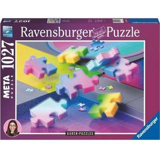 Ravensburger Gradient Cascade 1000-brikkers puslespil til voksne (17498) - Hvert stykke er unikt, Softclick-låsesystem