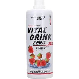 BEST BODY ZEROP VITAL DRINK 1:80, 1000 ml -Strawberry Rhubarb