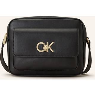 Calvin Klein Black Recycled Polyester Women Handbag