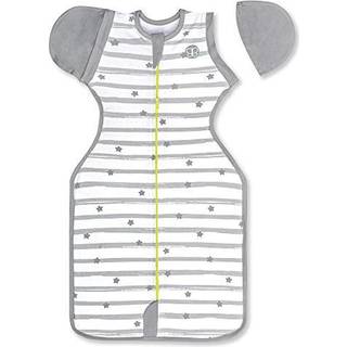 BBLV - SLEP - Overgangs lynl?s Swaddle -s?k med aftagelige ?rmer - Arms Up Swaddle for nyf?dte og sp?db?rn - Medium