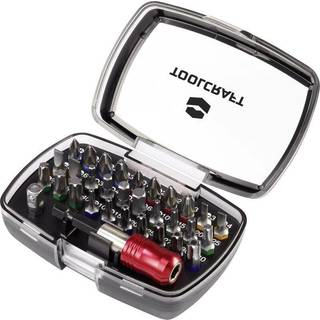 TOOLCRAFT 1613599 Bitsæt 32 dele Kærv, Krydskærv