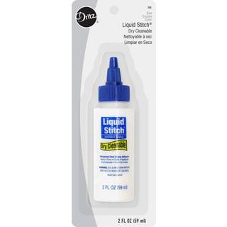 Dritz Liquid Stitch tørrenserbart stofklæbende 2-fluid ounce klar 2 fl oz