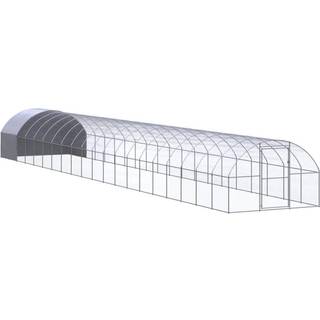 hønsehus 3x20x2 m galvaniseret stål