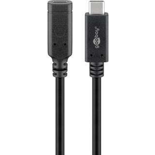 USB-C forlængerkabel (60W, SuperSpeed+ 10 Gbps) | 1 meter | PRIS-MATCH