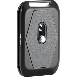 Leofoto NP-65 Arca-Swiss quick release plate with QD socket