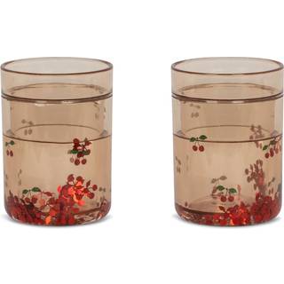 Konges Sløjd glitter kop 2-pak - Cherry