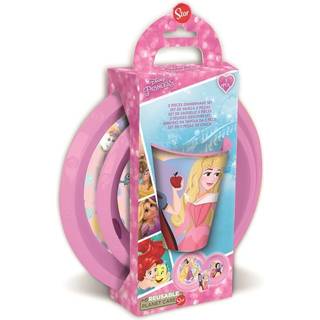 Euromic Disney Princess 3 stk. service sæt (skål, tallerken og krus)