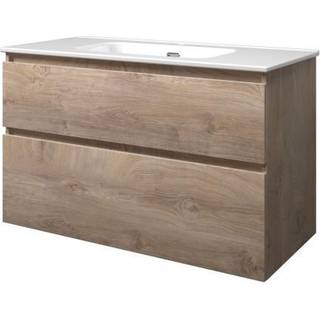 Sanibell Proline møbelsæt 100x46cm rå eg 2 softclose skuffer