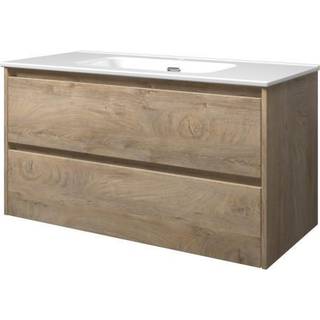 Sanibell Proline møbelsæt 100x46cm rå eg 2 softclose skuffer