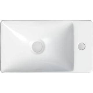 Håndvask Firk 38X22X10Cm Højre Mat Hvid Blue Label