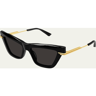 Bottega Veneta BV1241S 001 54 Solbriller Kvinder Black - Black - 54mm