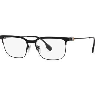 Burberry Mand BE1375 DOUGLAS 1007 Optiske stel Metal Sort Transparent Firkantet Normal