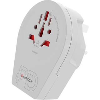 Skross Verden til UK rejseadapter med USB-C - PD